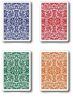 Virgolone 100% Plastic Playing Cards - Red
